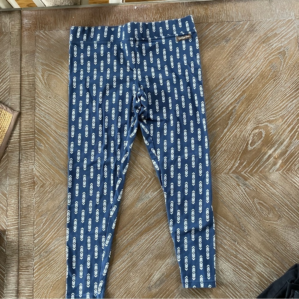 Matilda Jane Brilliant Daydream Follow the Path Blue Arrow Print Capri Legging S - Picture 2 of 8